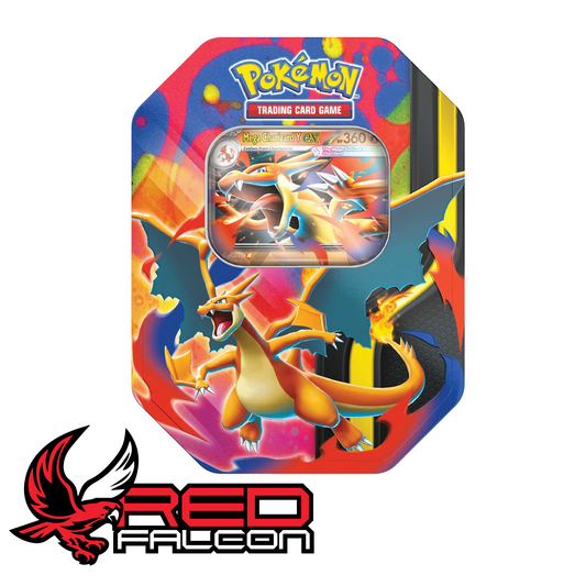 Pokemon TCG Mega Charizard Y ex tin collectible Charizard tin