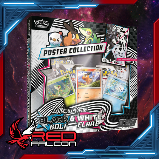 Pokémon TCG Scarlet & Violet 10.5 Unova Poster Collection with Reshiram and Zekrom theme