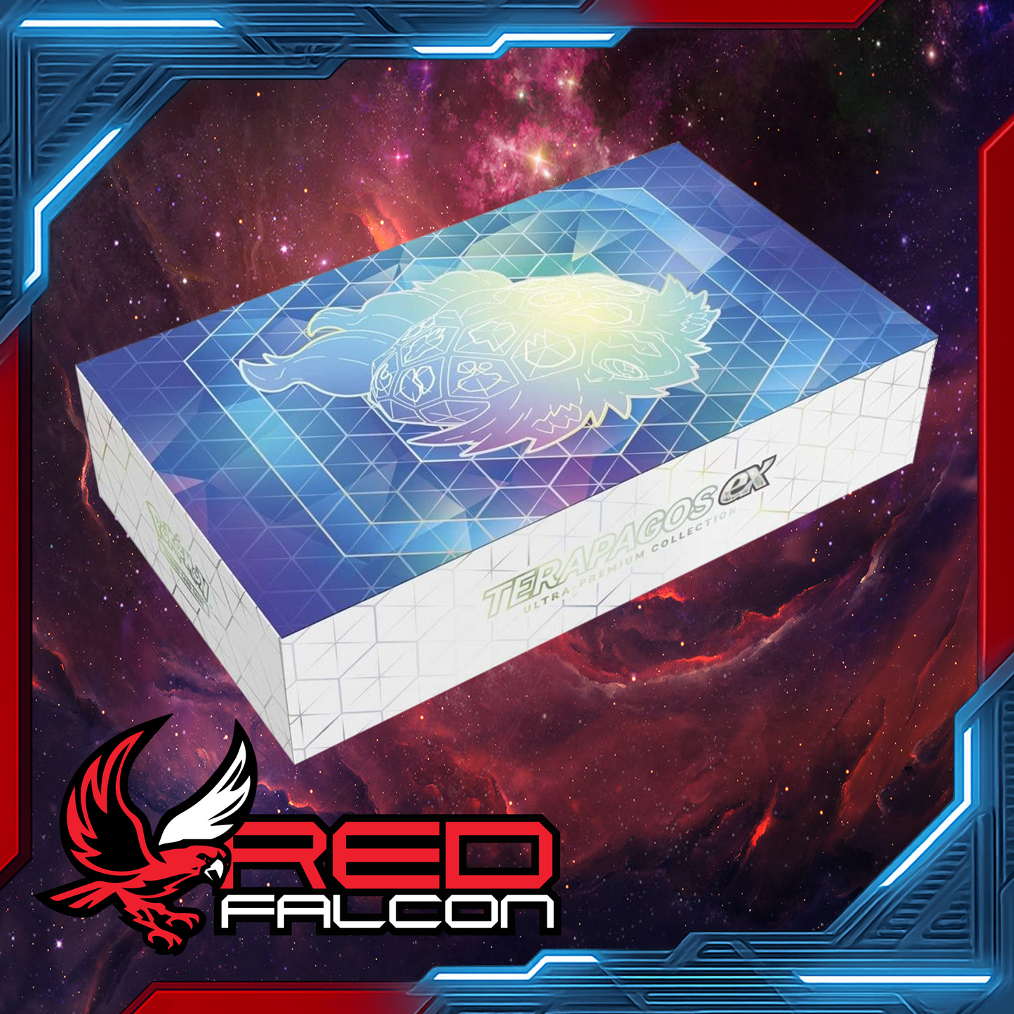 Pokémon TCG Terapagos ex Ultra Premium Collection sealed box featuring Terapagos promo cards and collector design