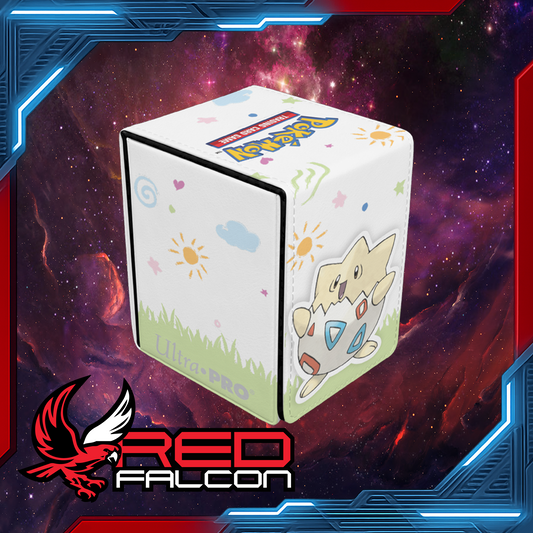 Pokémon Alcove Flip Deck Box featuring Togepi artwork with magnetic flip lid