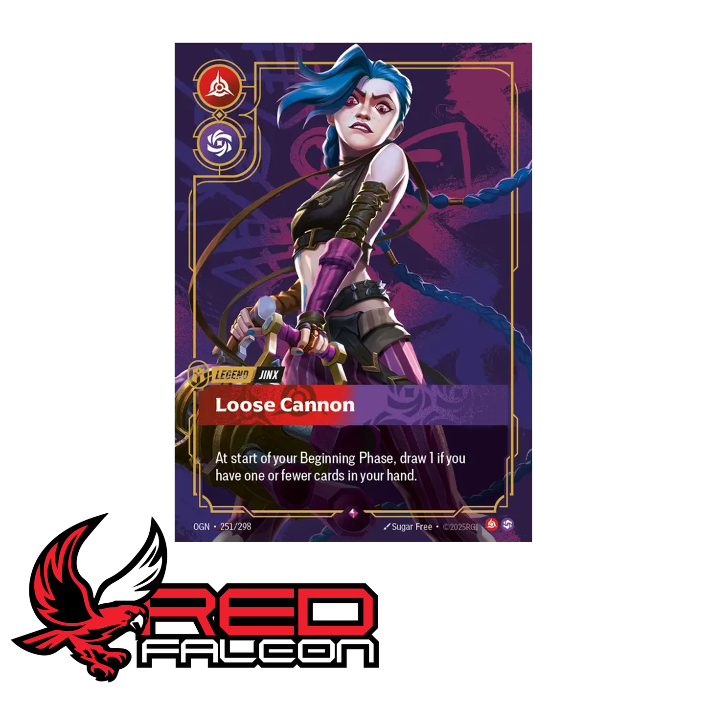 Riftbound Jinx deck builder promo card Origins set