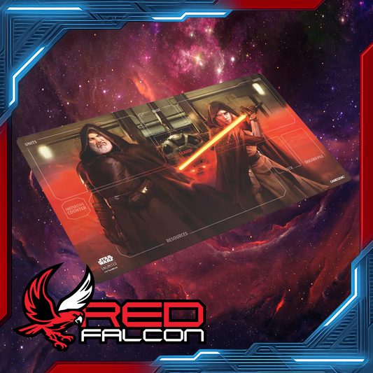 Star Wars Unlimited Game Mat Set 5 featuring Baylan & Shin Hati, cushioned surface and anti-slip backing