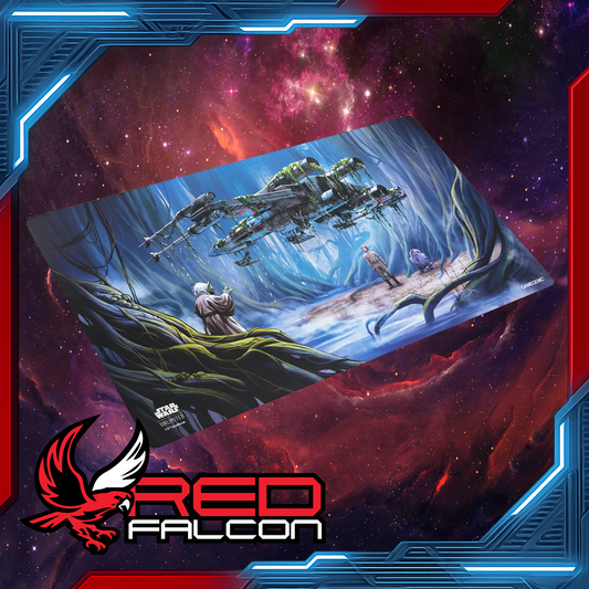 Star Wars Unlimited Game Mat Set 5 Dagobah design, cushioned surface and anti-slip backing