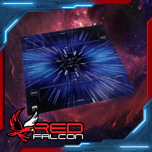 Star Wars: Unlimited Game Mat XL with Hyperspace design laid flat