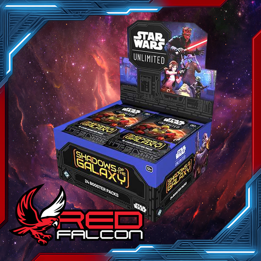 Star Wars Unlimited Shadows of the Galaxy Booster Box Set 2 showing 24 booster packs