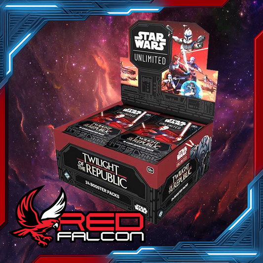 Star Wars Unlimited Twilight of the Republic Booster Box featuring 24 booster packs