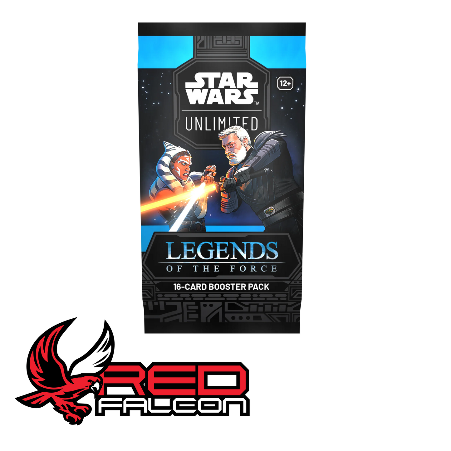 Star Wars: Unlimited Legends of the Force booster pack featuring the Sith Lord Count Dooku.