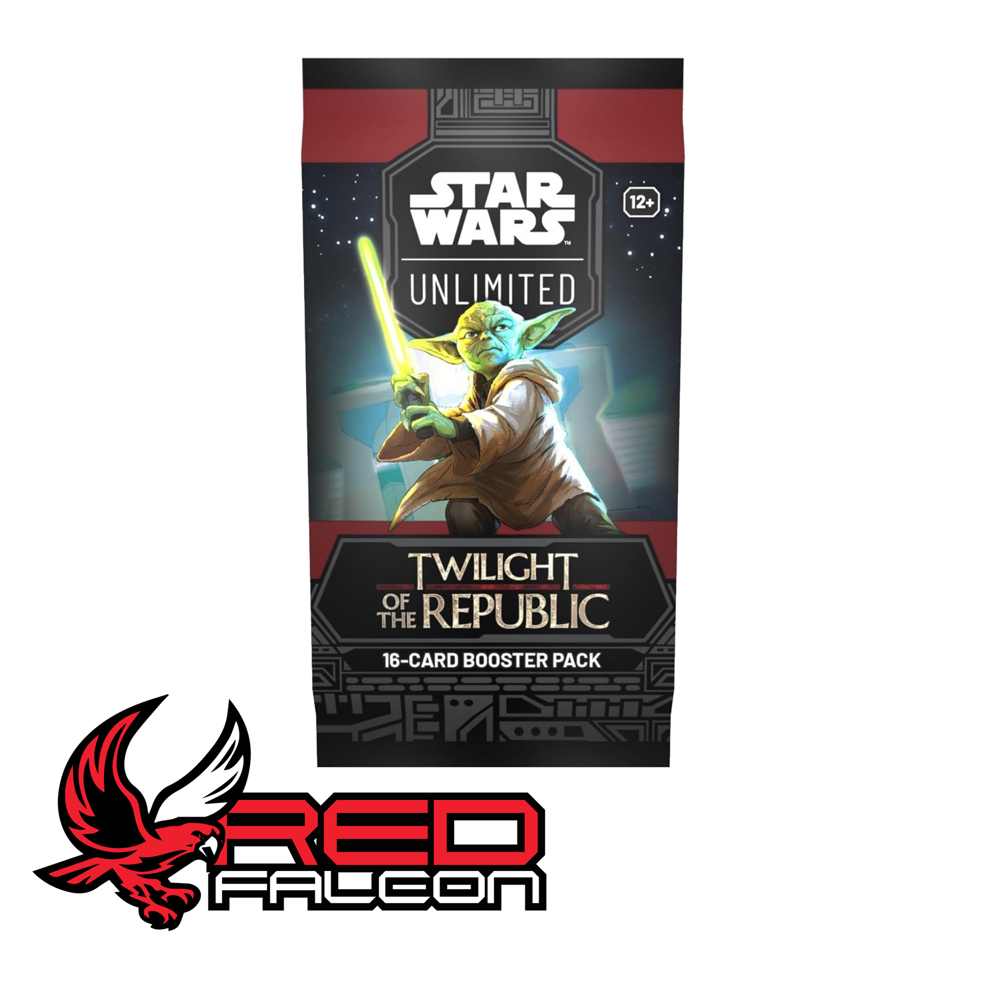 Star Wars: Unlimited Twilight of the Republic booster pack featuring Jedi Grand Master Yoda.