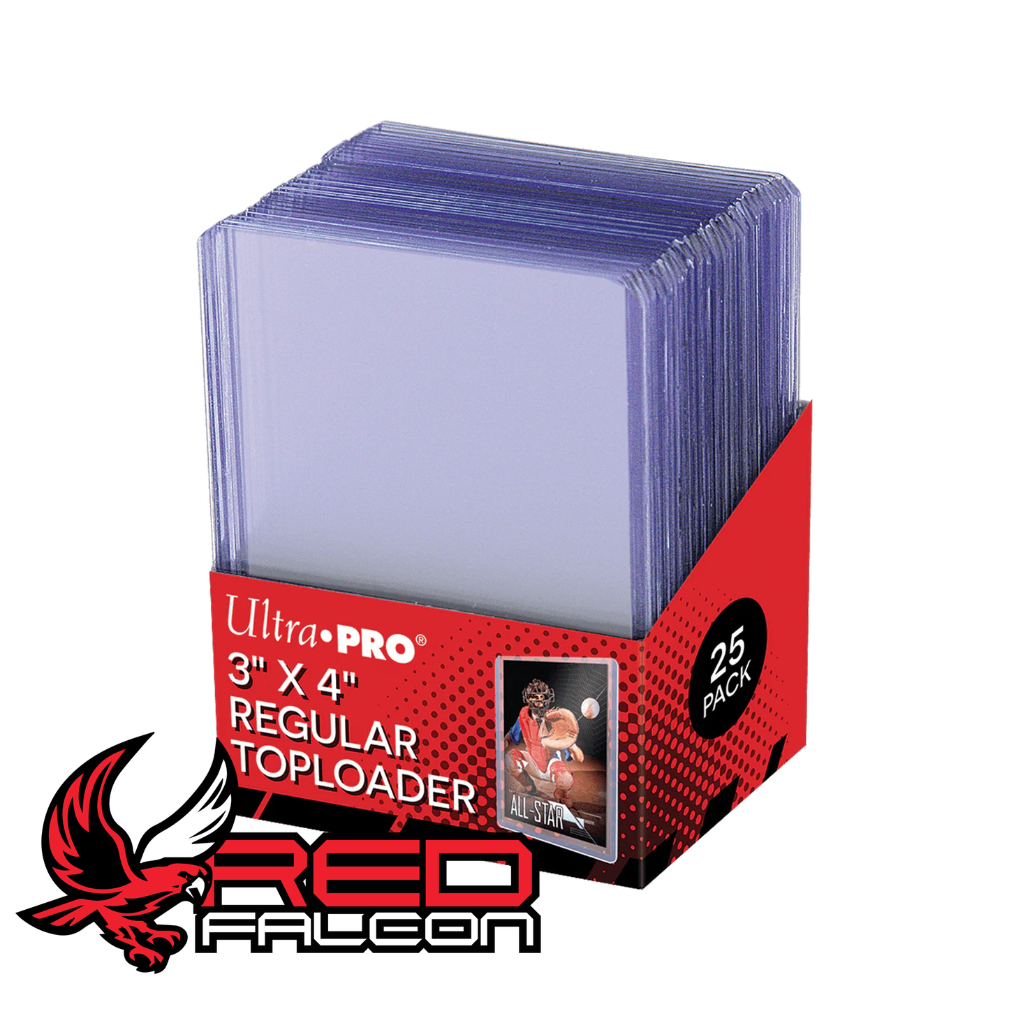 Ultra PRO 3x4 clear regular toploaders pack for standard trading cards