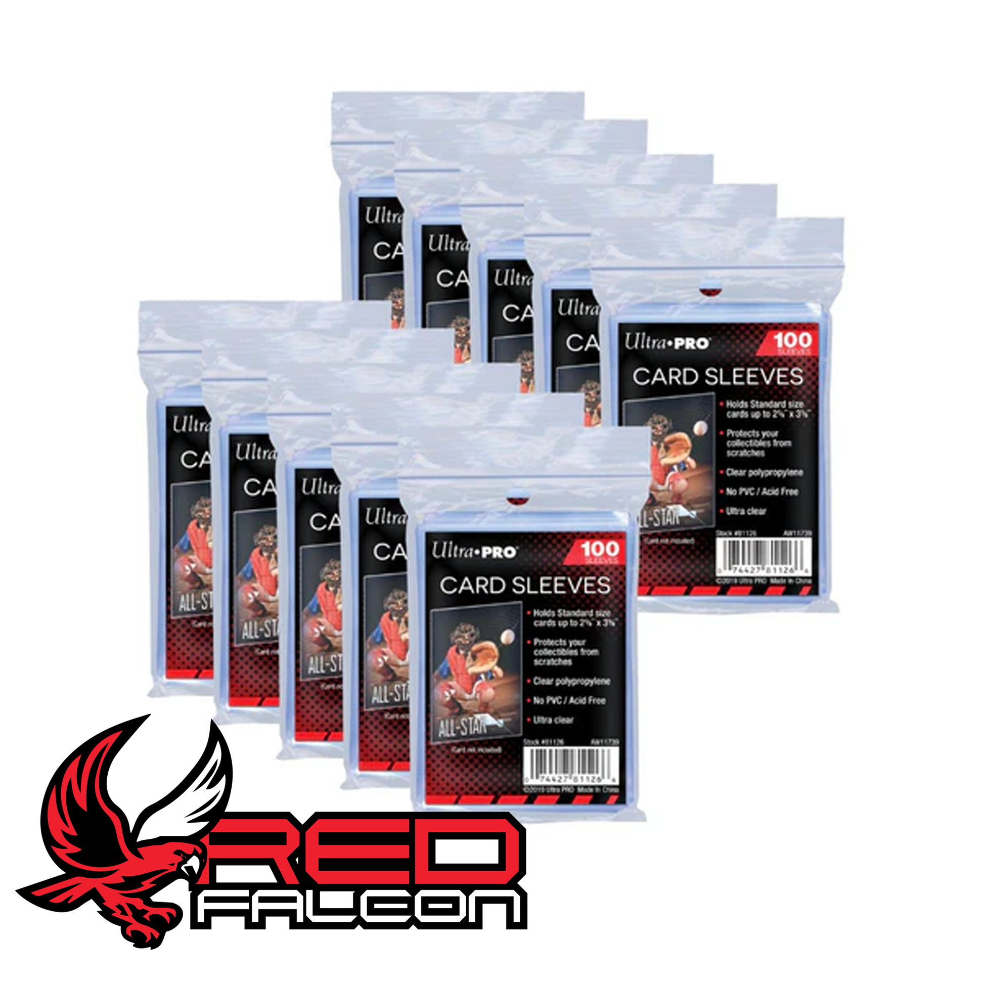 Ultra PRO penny sleeves 10 pack bundle for standard trading card protection