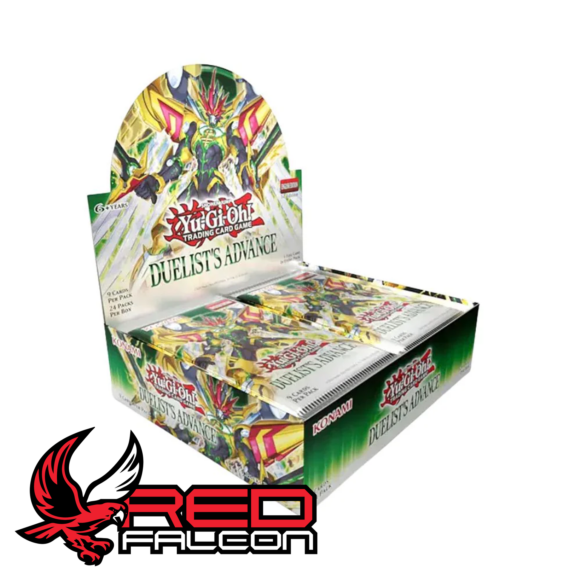 Yu-Gi-Oh! Duelist’s Advance booster box display