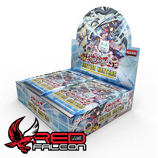 Yu-Gi-Oh! Justice Hunters booster box sealed display