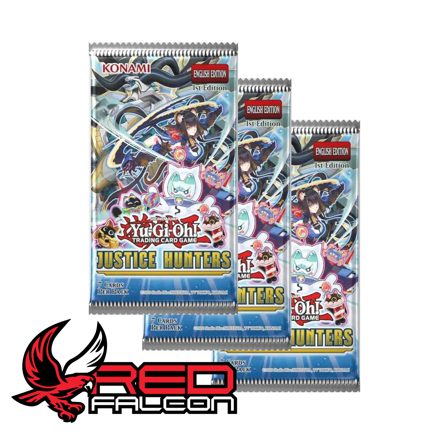 Yu-Gi-Oh! Justice Hunters booster packs alternate view