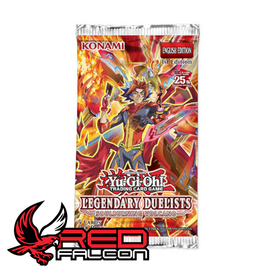 Yu-Gi-Oh! Legendary Duelists 10 Soulburning Volcano booster pack artwork