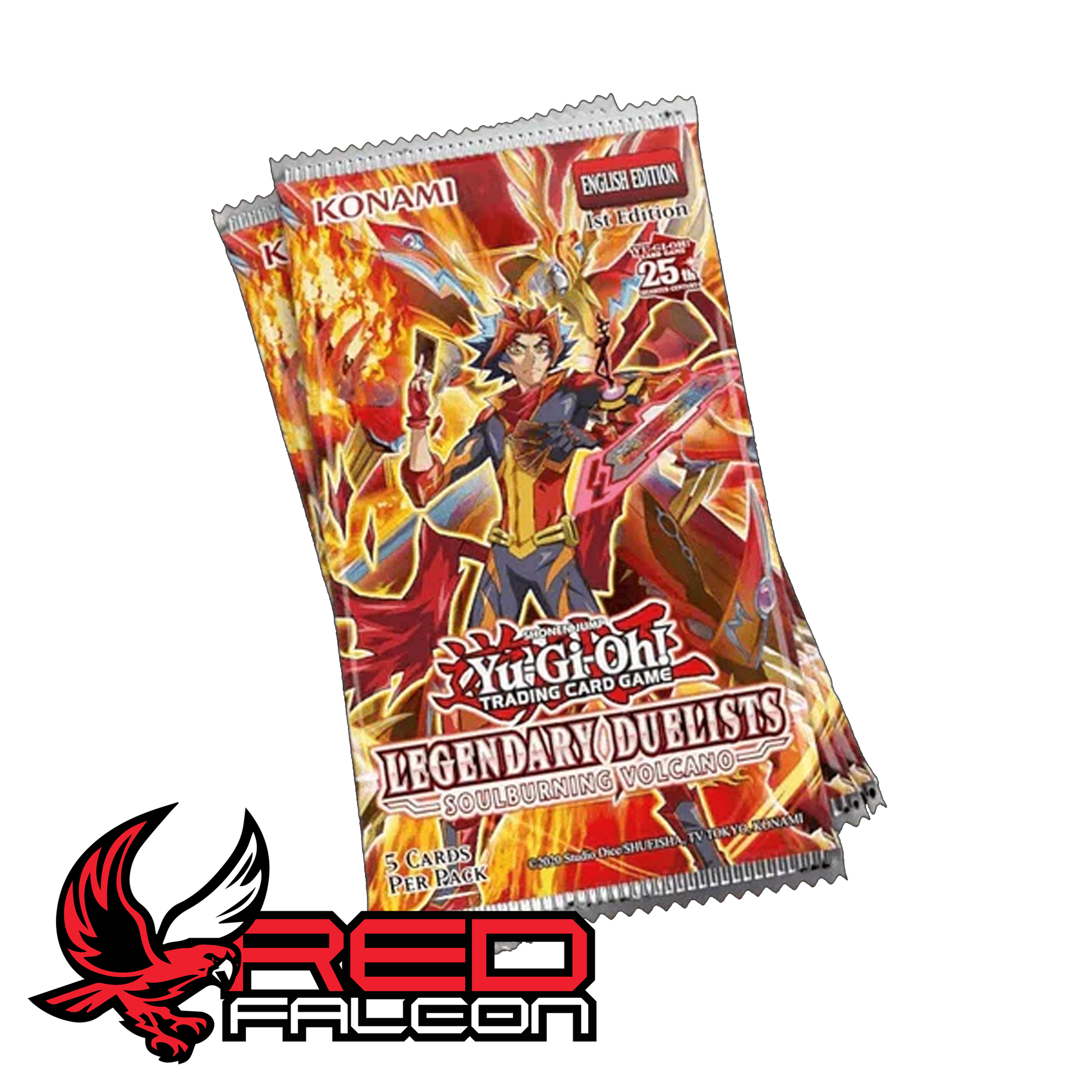 Yu-Gi-Oh! Legendary Duelists 10 Soulburning Volcano booster packs alternate view
