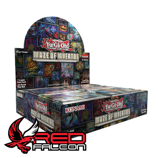 Yu-Gi-Oh! Maze of Muertos booster box sealed display